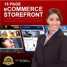15 Page Custom Designed eCommerce Storefront